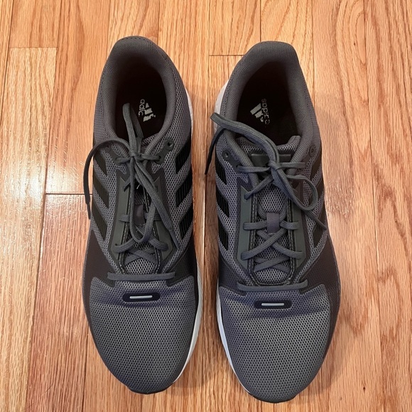 Adidas Men's Black Grey Runfalcon 2.0 Running Sneaker Shoe Size 11.5 - Picture 3 of 11